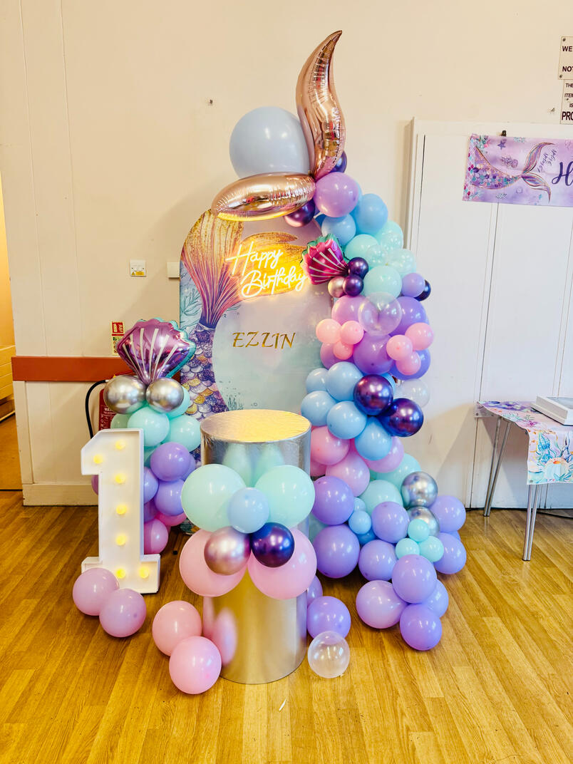 Ezlin’s 1st Mermaid Themed Birthday Party