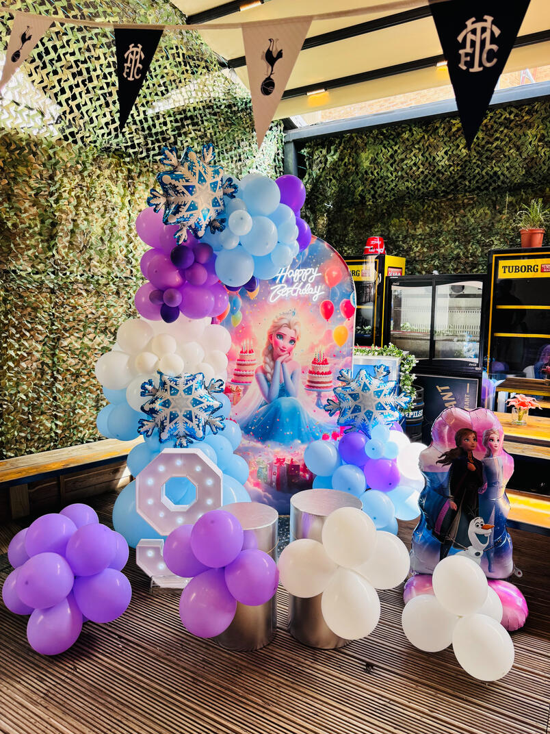 Gyulseren’s Frozen Themed Birthday Party