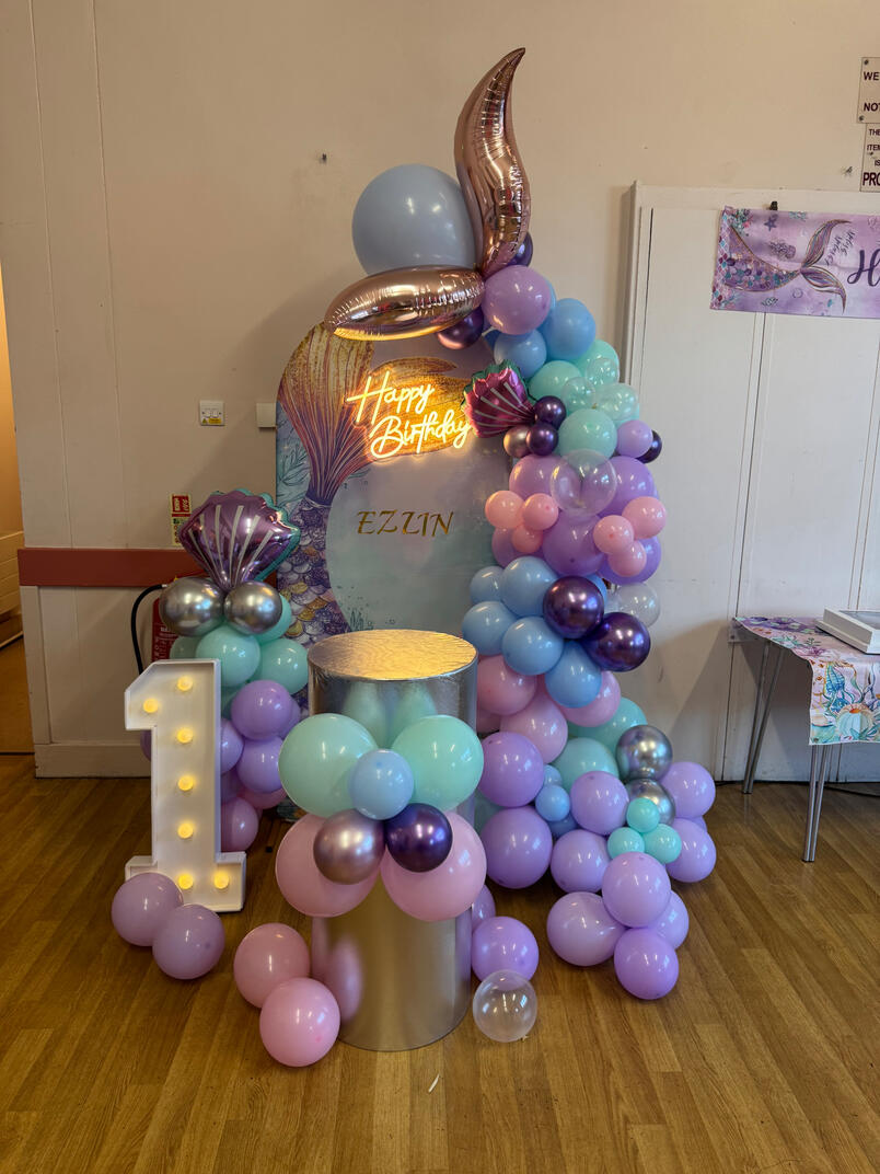 Ezlin’s 1st Mermaid Theme Birthday Party
